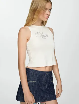 Minifalda vaquera Mango Talla M