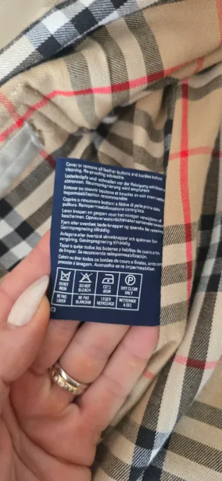 Soprabito Burberry Beige Taglia 46