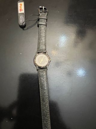 Orologio Seiko Quarzo Grigio Oro