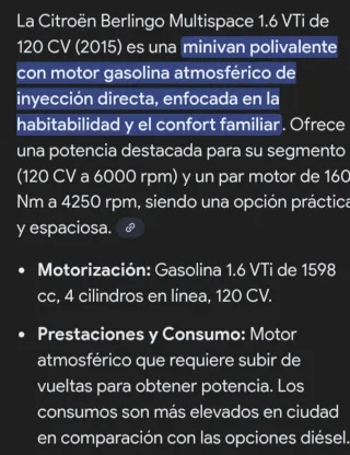 Citroen  Berlingo 1.6 VTI  2014