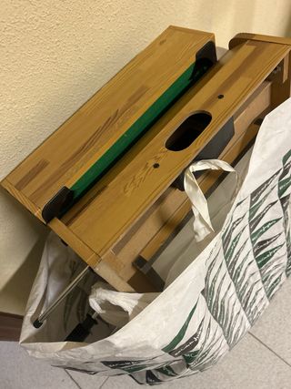 Futbolín, billar y ping pong  Medidas 75x40x25