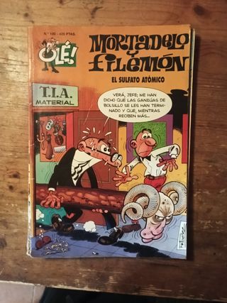 LOTE de 4 tebeos de Mortadelo y Filemón