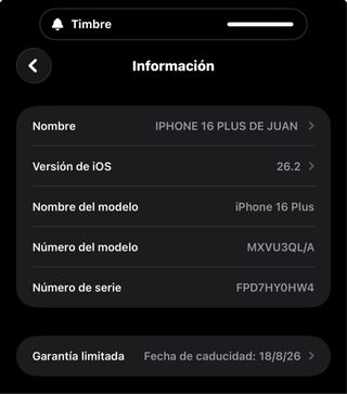 iPhone 16 Plus 128GB Negro