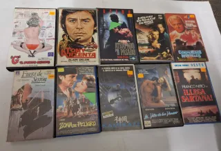 Películas VHS 3€ unidad