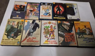 Películas VHS 3€ unidad
