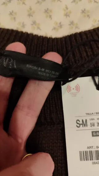 Jersey lana Zara marrón