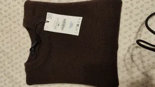 Jersey lana Zara marrón