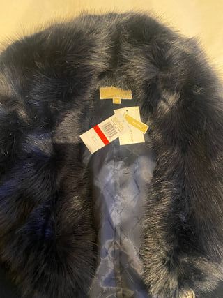 Abrigo paño Michael Kors azul talla XS