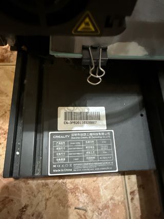 Impresora 3D Creality Ender Negra/Plateada