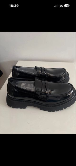 Mocasines negros nuevos chica