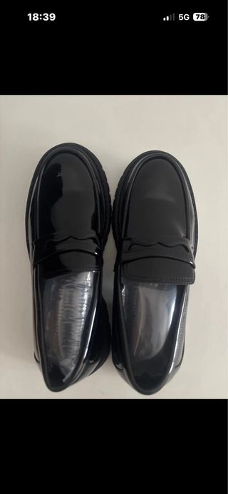 Mocasines negros nuevos chica