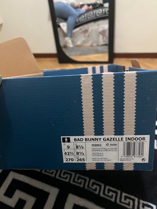 Adidas Bad Bunny Gazelle Indoor Naranja/Rosa Talla