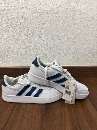 Zapatillas Adidas Breaknet 2.0 Blancas y Azules