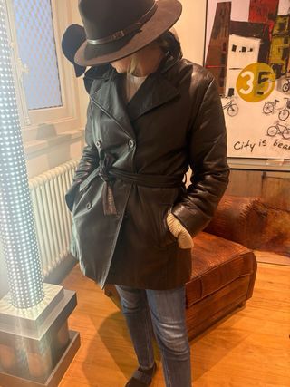 Chaqueta Retro Cuero Años 70