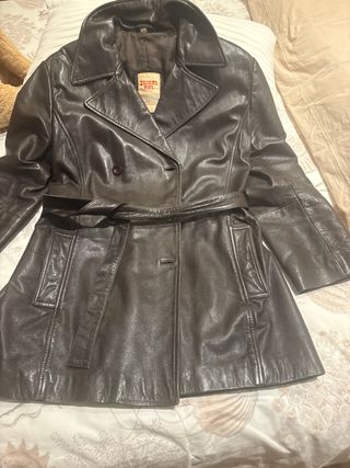 Chaqueta Retro Cuero Años 70