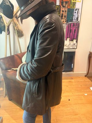 Chaqueta Retro Cuero Años 70