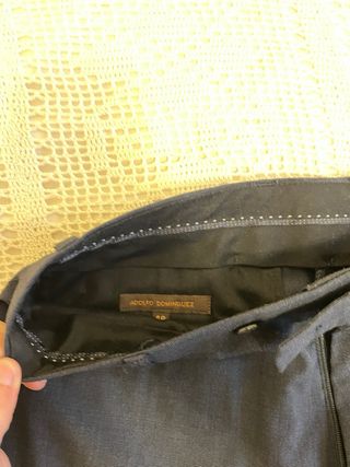 Traje Adolfo Dominguez Talla 46 Azul