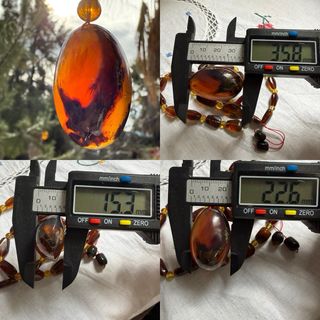 Collar de ámbar con colgante