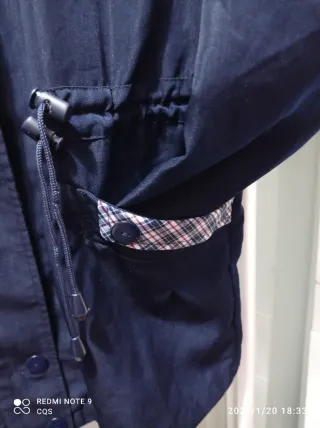 Gabardina señora AIERDA azul talla M