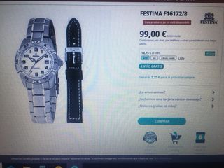 Reloj Festina Mujer Plata