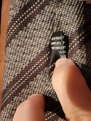 Corbata seda 100% Allan Brooks