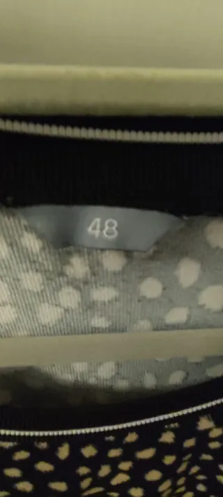 Jersey Zeeman Talla 48 Negro/Blanco