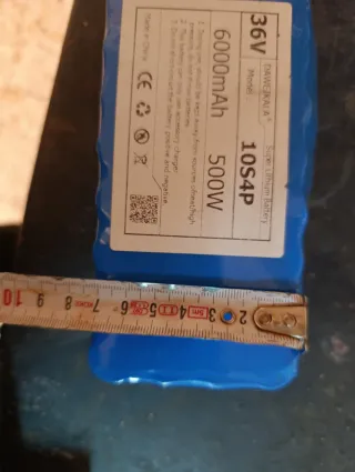 Batería 36V 6000mAh 500W Nueva