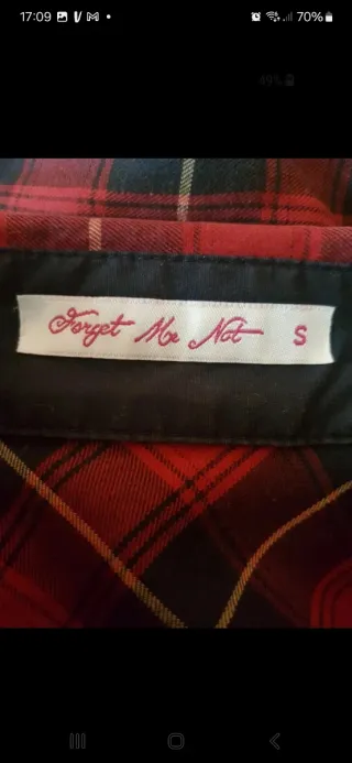 Camicia quadri donna tg s