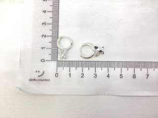 argollas plata 925mm con piedra con circonita