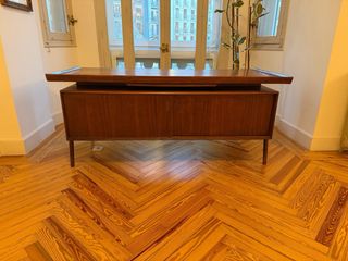 Escritorio Teca Midcentury Nórdico Madera Maciza