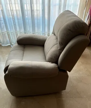 Poltrona Relax Massaggio Manuale Beige