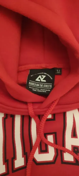 Sudadera Chicago Bulls Roja con Capucha