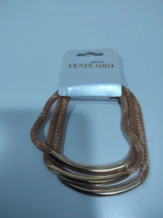 Conjunto bisutería collar y pulseras