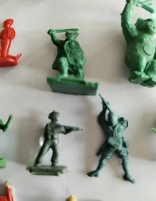 Lote Figuras Miniatura Soldados Guerreros 1/72