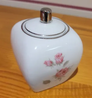 Juego de café porcelana rosas