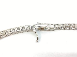 gargantilla plata 925mm con piedra con circonita 20cm