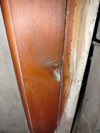 Lote 7 ventanas madera con cristal 110x130cm