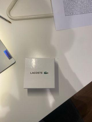 Reloj Lacoste Azul y Plateado