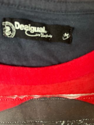 Camiseta Desigual Mono con Gafas 3D Talla M