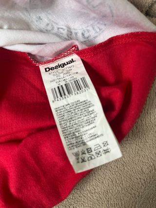 Camiseta Desigual Mono con Gafas 3D Talla M