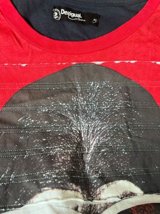 Camiseta Desigual Mono con Gafas 3D Talla M