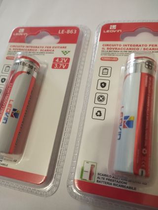 Batterie Litio 18650 12800mAh