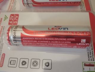 Batterie Litio 18650 12800mAh