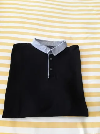 Polo manga larga hombre .