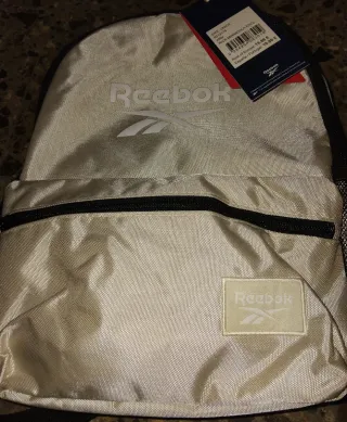 Mini mochila Reebok Beige y Negra