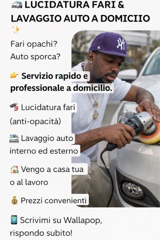 LUCIDATURA FARI E LAVAGGIO AUTO A DOMICILIO Fa