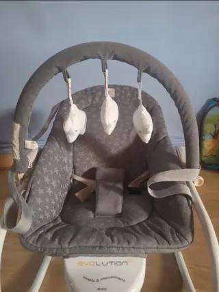 Hamaca Jané Evolution Star Gris T01 Bebé