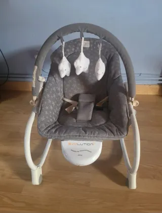 Hamaca Jané Evolution Star Gris T01 Bebé