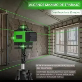 Nivel Láser 4D 16 Líneas Trípode Accesorios