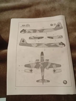 Maqueta Avión Arado AR-234C 1/48